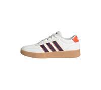 adidas Hombre BREAKNET 3.0 Shoes, Core White/Aurora Plum/Semi Impact Orange, 42 EU