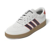 adidas Hombre BREAKNET 3.0 Shoes, Core White/Aurora Plum/Semi Impact Orange, 44 2/3 EU