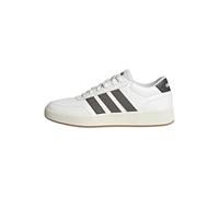 adidas Hombre BREAKNET 3.0 Shoes, Core White/Earth Strata/Grey Six, 40 2/3 EU