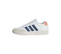 adidas Hombre BREAKNET 3.0 Shoes, FTWR White/Dusky Petrol/Lucid Orange, 44 2/3 EU
