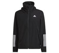 adidas Hombre BSC 3-Stripes RAIN.RDY Jacket, Black, S