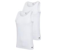 Adidas Hombre Camiseta Interior, 2er Paquete - de Tirantes, Active Flex Algodón,