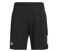 adidas Hombre Club Tennis Climacool 3-Stripes Shorts, Black, XL 7 Inch