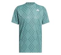 Adidas Hombre Club Tennis Climacool Graphic T-Shirt, Powder Teal/Preloved Teal, S