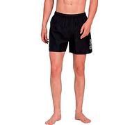 adidas Hombre CLX Short Length Swim Shorts, Black/White, XS