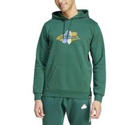 Adidas Hombre Codes Graphic Hoodie, Collegiate Green, S