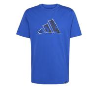 adidas Hombre Codes Photoreal Logo Graphic T-Shirt, Team Royal Blue, L