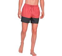 adidas Hombre Colorblock Swim Shorts Short Length, Pink Strata/Grey Six, XS