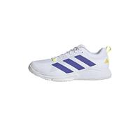 adidas Hombre Court Team Bounce 2.0 Shoes, FTWR White/Solar Purple/Solar Lemon, 41 1/3 EU