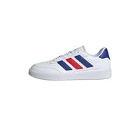 adidas Hombre Courtblock Shoes, Cloud White / Cloud White / Scarlet, 44 2/3 EU