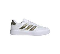 adidas Hombre COURTBLOCK Shoes, Cloud White/Olive strata/Shadow Olive, 40 2/3 EU