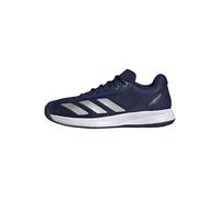 adidas Hombre Courtflash Speed 2 Mens Tennis Shoes, Dark Blue/Silver Met./FTWR White, 42 2/3 EU