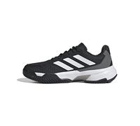 Adidas Hombre Courtjam Control 3 Tennis Shoes, Core Black/FTWR White/Grey Four, 40 EU