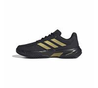 adidas Hombre Courtjam Control 3 Tennis Shoes, Core Black/Gold Met./Core Black, 46 2/3 EU
