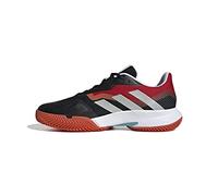 Adidas CourtJam Control Clay Tennis Shoes, Zapatillas de Tenis Hombre, Core Black/Cloud White/Scarlet, 44 EU