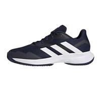 Adidas Hombre CourtJam Control Tennis Shoes, Navy Blue/Cloud White/Cloud White, 44 2/3 EU