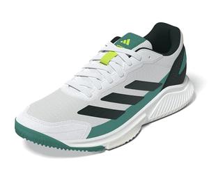 Adidas Hombre Courtquick Mens Padel Shoes, Cloud White/Cloud White/Aurora Ivy, 36 EU
