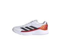adidas Hombre Courtquick Mens Padel Shoes, FTWR White/Core Black/Lucid Orange, 45 1/3 EU