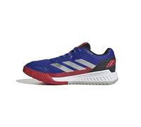 Adidas Hombre Courtquick Mens Padel Shoes, Lucid Blue/Silver Metallic/Lucid Red, 38 2/3 EU