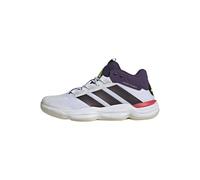 Adidas Hombre Courtstabil Indoor Performance Shoes, Cloud White/Aurora Met. / Aurora Plum, 46 2/3 EU
