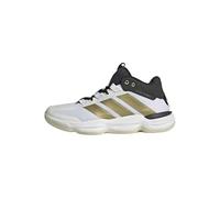 adidas Hombre Courtstabil Indoor Performance Shoes, FTWR White/Gold Met./Core Black, 48 EU