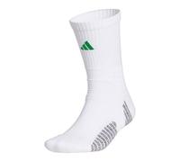 adidas Hombre Crew Socks, white/team green, 40-42