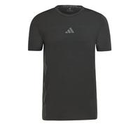 adidas Hombre D4T Workout 3 Stripes Shirt, Black, S