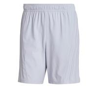 adidas Hombre D4T Workout 3 Stripes Shorts, halo Silver, XXL 7 Inch