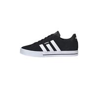 adidas Hombre Daily 3.0 Leather Shoes, Core Black / Cloud White / Core Black, 40 EU