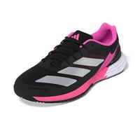 adidas Defiant Speed 2 Tennis Shoes, Zapatillas de Tenis Hombre, Core Black/Silver Met./Core Black, 45 1/3 EU