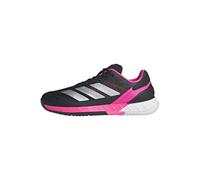 adidas Hombre Defiant Speed 2 Tennis Shoes, Core Black/Silver Met./Core Black, 46 EU