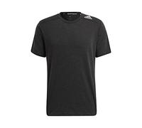 adidas Hombre Designed for Training Tee, Black, L