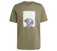 adidas Hombre Doodle Graphic tee, Olive strata, L