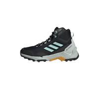 adidas Hombre Eastrail 2.0 Mid RAIN.RDY Waterproof Hiking Shoes, Core Black / Aqua / Preloved Yellow, 42 EU