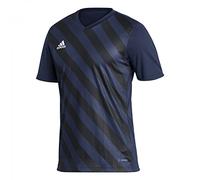 adidas Hombre Entrada 22 Graphic Jersey, Team Navy Blue 2 / Black, S