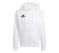 adidas Hombre Entrada26 Full Zip Hoodie Sweatshirt, White/Black, XL