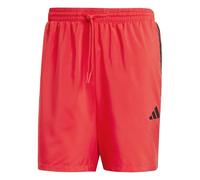 adidas Hombre Essential Three Stripes Chelsea Base Short, Pure Ruby/Black, XS