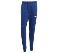 adidas Hombre Essential Three Stripes French Terry Pant, Dark Blue/White, L