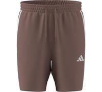 adidas Hombre Essential Three Stripes French Terry Short, Warm Clay/White, L Short