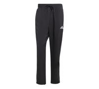 adidas Hombre Essential Three Stripes Stanford Pant Open HEM, Black/White, M