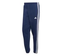 adidas Hombre Essentials 3-Stripes French Terry Tapered Cuffed Pants, Team Navy Blue 2/White, S