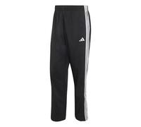 adidas Hombre Essentials 3-Stripes Stanford Lite Woven Tapered Open Hem Pants, Black/White, XL