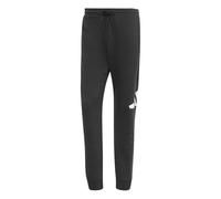 adidas Hombre Essentials Big Logo French Terry Pant, Black/White, M