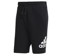 adidas Hombre Essentials Big Logo French Terry Shorts, Black, M