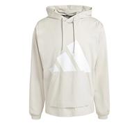 adidas Hombre Essentials Big Logo Single Jersey Hoodie, Wonder Alumina/White, XL Tall
