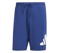 adidas Hombre Essentials Big Logo Single Jersey Short Shorts, Dark Blue/White, XS