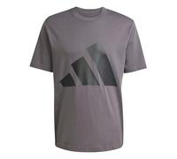 Adidas Hombre Essentials Big Logo Single Jersey tee, Grey strata/Black, S