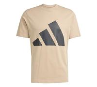 adidas Hombre Essentials Big Logo Single Jersey tee, Warm Sandstone/Black, M