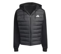 adidas Hombre Essentials CLIMAWARM Hybrid Down Hooded Jacket, black, L
