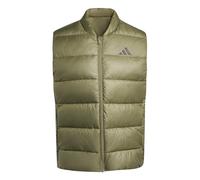 adidas Hombre Essentials CLIMAWARM Synthetic Down Puffer Vests, olive strata, S